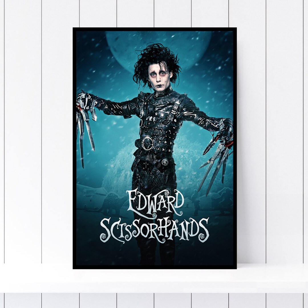 Edward Scissorhands Movie Poster Wall Art Home Decor Art Poster Gifts ...