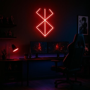 Anime Logo - LED Neon Sign, Wall Decor, Wall Sign, Neon Lights