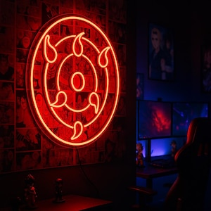 Anime logo - LED Neon Sign, Wall Decor, Wall Sign, Neon Lights