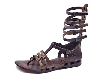 Handmade Leather Gladiator Sandals 614