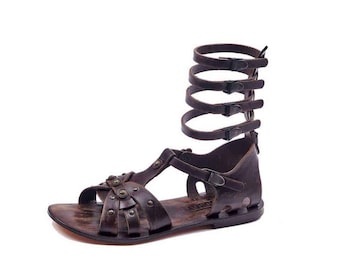 Handmade Leather Gladiator Sandals 612