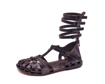 Handmade Leather Gladiator Sandals 611