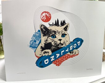 Lucid Portland III Print - Wall Art - Illustration - 8.5 x 11 Print