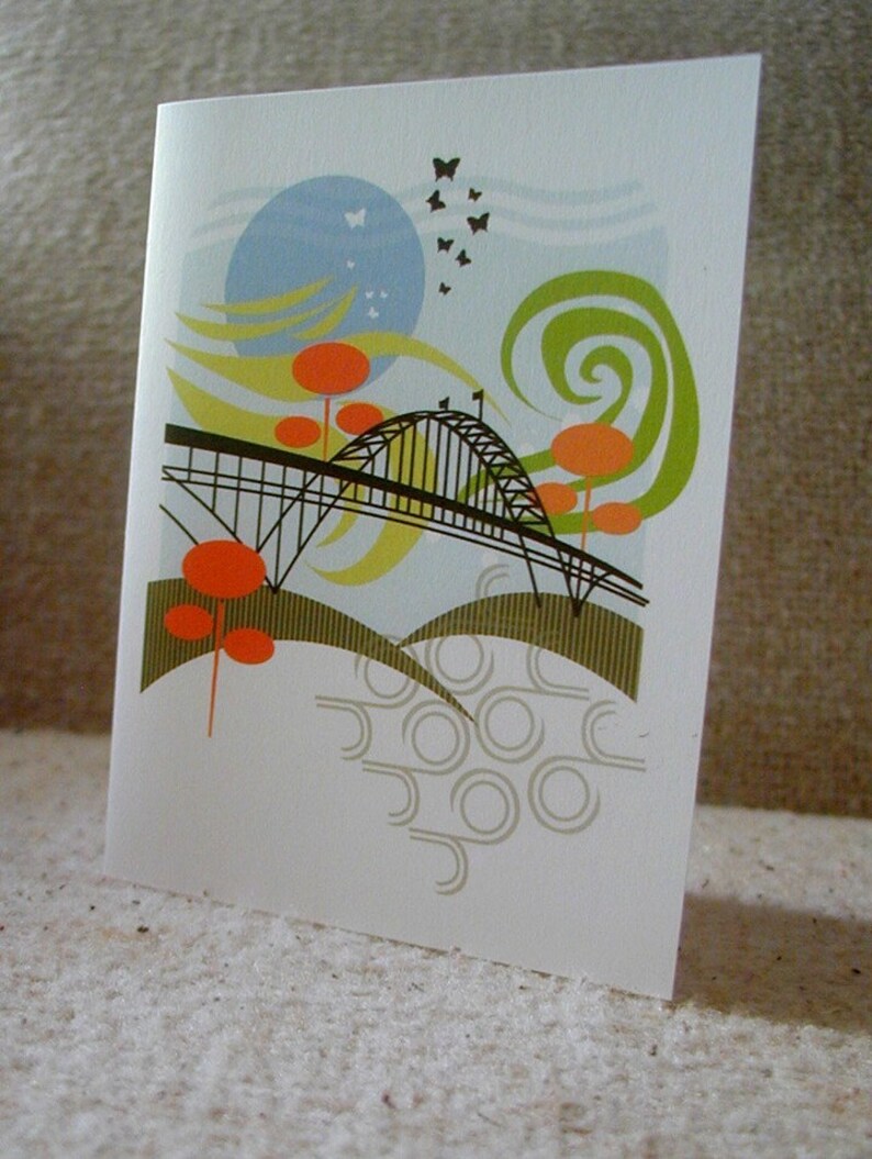 Fremont Bridge Notecards afbeelding 2