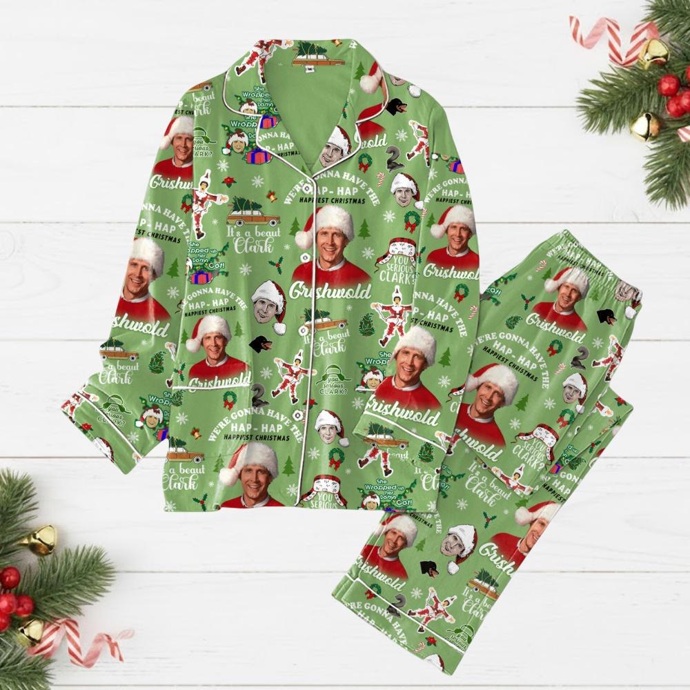 Discover Griswold Christmas Pajamas Set, National Lampoon's Christmas Vacation Gift, You Serious Clark Shirt, Xmas Tree Farm Tee, Christmas Gift