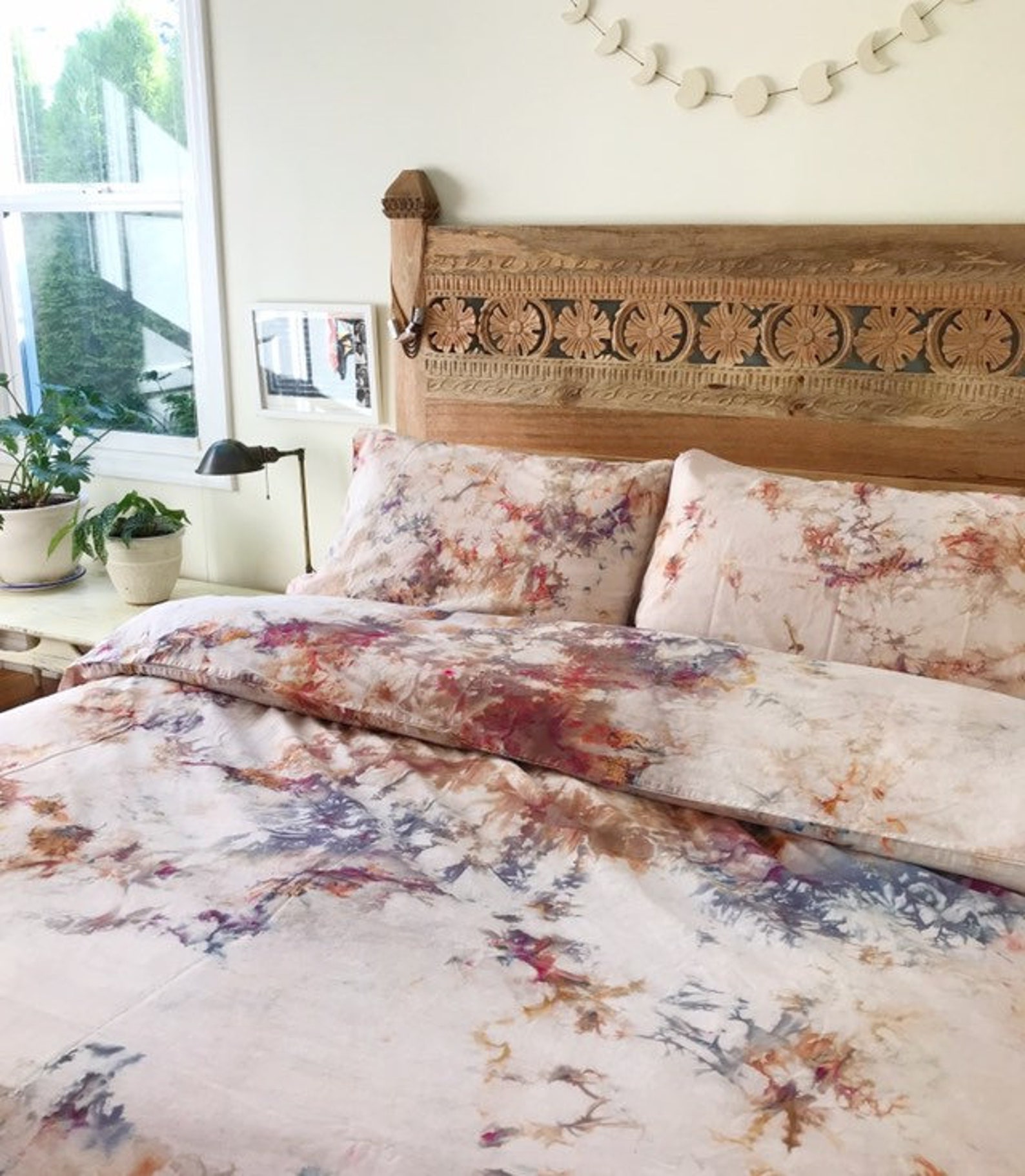 NEW Phoenix Hand Dyed Bedding Tie Dye Bedding Duvet Cover Etsy