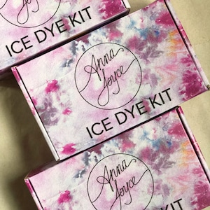 Ready to Ship, NEW Ice Dye Kit, Tie Dye and Shibori,  Fiber Reactive Dye, DIY Kit, Anna Joyce, Portland, OR