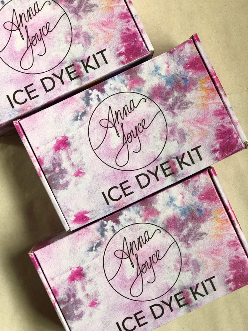 Ready to Ship, NEW Ice Dye Kit, Tie Dye and Shibori, Fiber Reactive Dye, DIY Kit, Anna Joyce, Portland, OR image 1