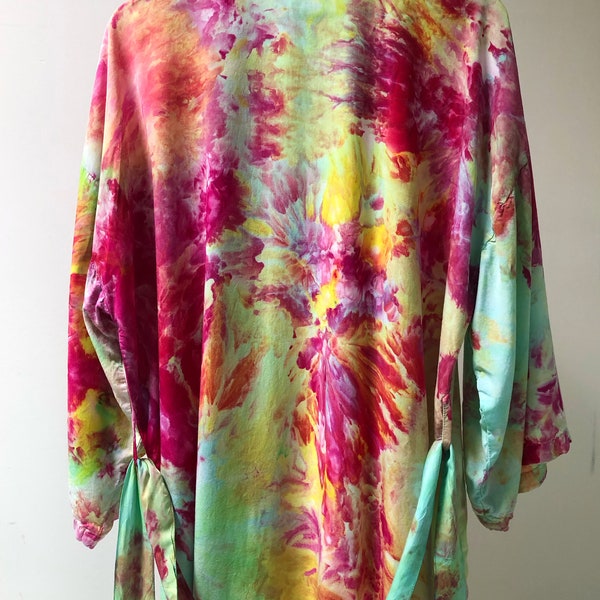 Limited edition Prism , Hand Dyed Robe,  Anna Joyce, Portland, OR.Ryan