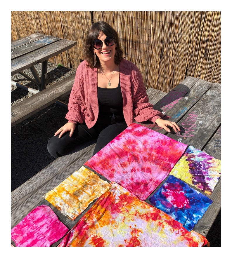 Ready to Ship, NEW Ice Dye Kit, Tie Dye and Shibori, Fiber Reactive Dye, DIY Kit, Anna Joyce, Portland, OR image 10