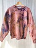 NEW Medina Hand Dyed Cotton Crew Neck Sweatshirt, Anna Joyce, Portland, OR. Tie Dye, 