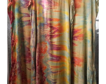 Limited edition Hand Dyed Rayon Tank Dress in Evening Terrace, Anna Joyce, Portland, OR