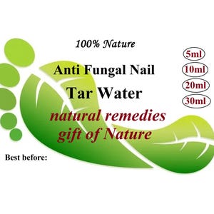 New Anti Fungal Nail Treatment Finger Toe Nail Fungus Remover: Tar Water and Birch Tar + advice from a buyer!