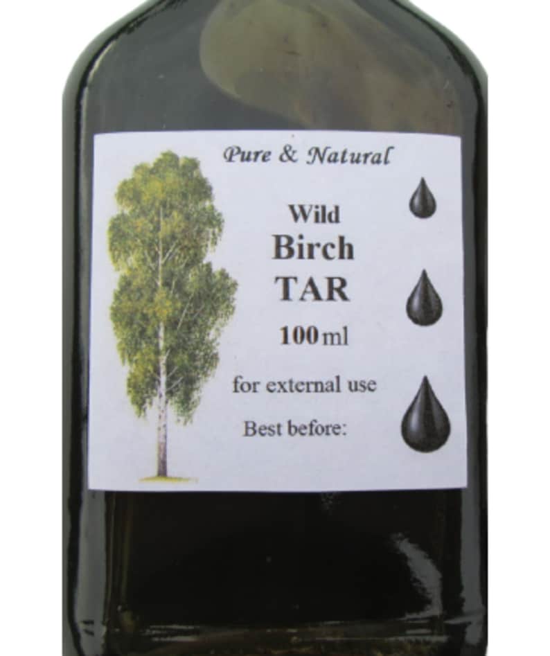 100ml Pure Tar / Natural Birch Tar / Instructions on 7 Sheets - Etsy