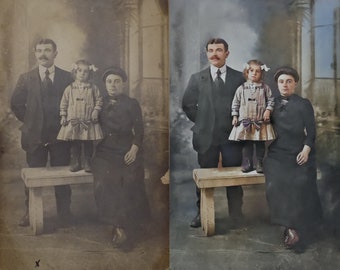 Photos restoration and colorization