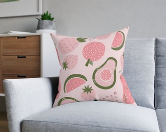 Square Pillow - Tooty Fruity