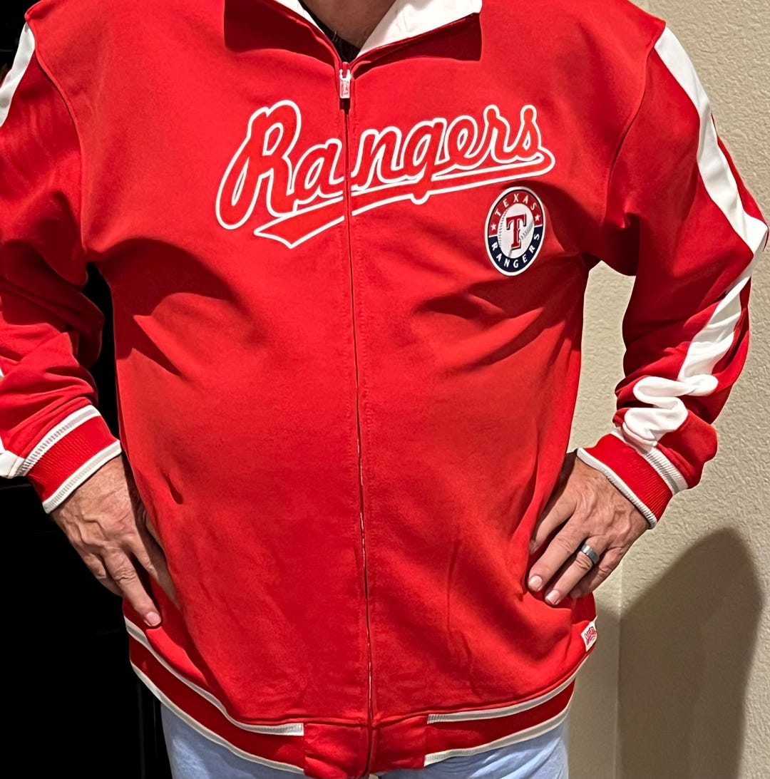 Go Rangers Vintage Texas Ranger Warm up Jacket XL - Etsy