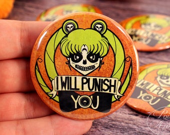 2.25" HALLOWEEN EDITION: Sailor Muerte I Will Pin-ish YOU (2.25" Pinback Button)