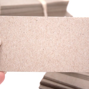 Business Card Sized 3.5x2 Chipboard Remnants image 1