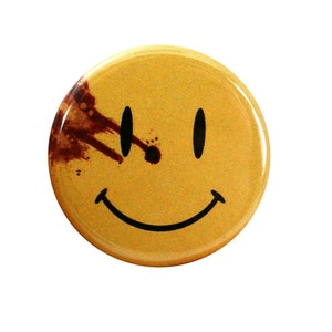Smiley Face Bleeding With A Gun Shot Patch From Fun Patches