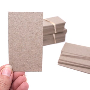 Business Card Sized 3.5x2 Chipboard Remnants image 2