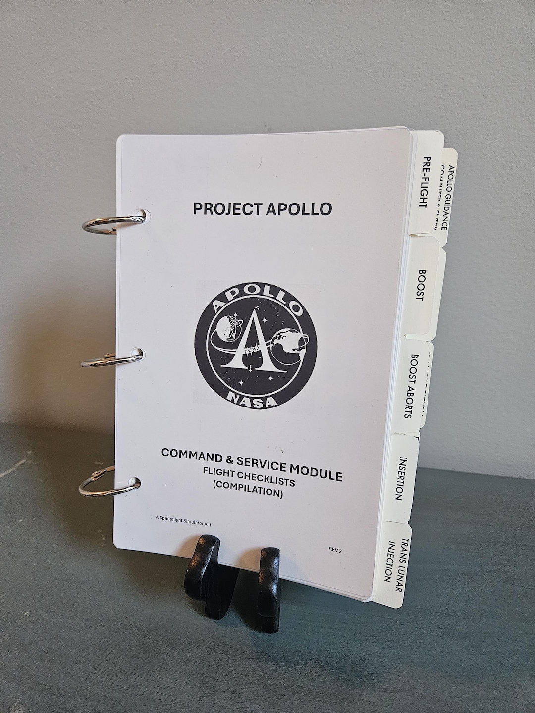 Project Apollo CSM Flight Checklists - Etsy