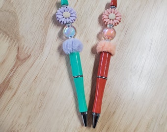 Flower Pen, Purple Flower Pen, Gift Pen, Spring Pen
