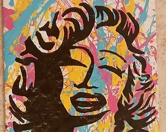 Abstract Splatter Marilyn Monroe