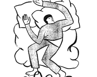 Printable 2026 Calendar – Sleep Better (or at Least Try)