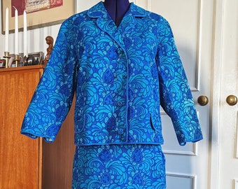 1960's Blue Cotton Suit