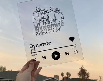 Custom Spotify song plaque - Acrylic Music plaque - Photo plaque - Custom song plaque - Personalized plaque - Couples Gift - Spotify Plaque!