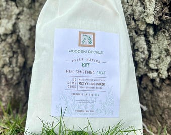 Recycled Paper Making Kit, DIY Handmade Cards, Eco Friendly