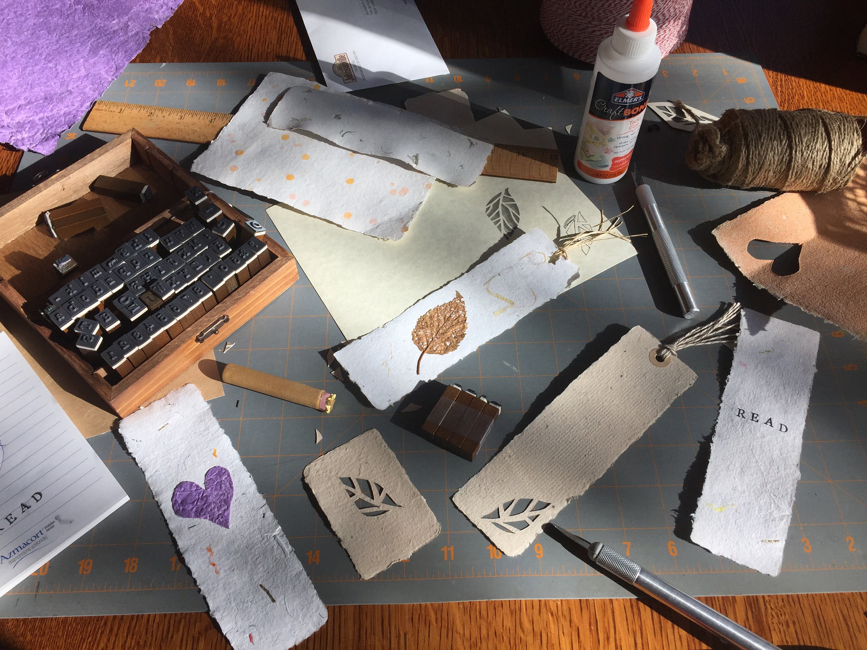 DIY Papermaking Kit: Handmade Bookmark Gift for Book Lovers - Etsy