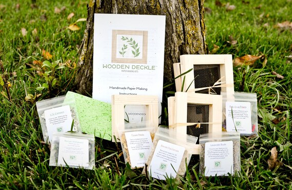 Papermaking Kits, Outdoor Learning, Handmade Bookmark, Recycled
