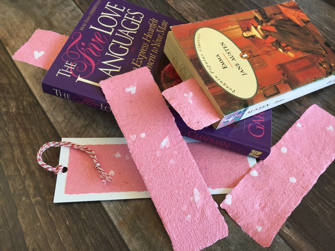 DIY Papermaking Kit: Handmade Bookmark Gift for Book Lovers - Etsy