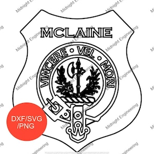 Clan MClaine - Simple SVG/DXF for CNC/Laser