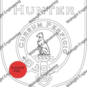 Clan Hunter - Einfache SVG / DXF-Datei für CNC / Laser