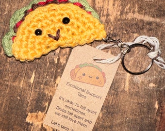 PRNTABLE Emotonal Support Taco Tags, Let's Taco 'bout T, Dgtal PDF...