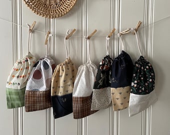 Little Things Bag-Drawstring Pouch-7 Options-Travel Accessories-Simple Storage Solutions