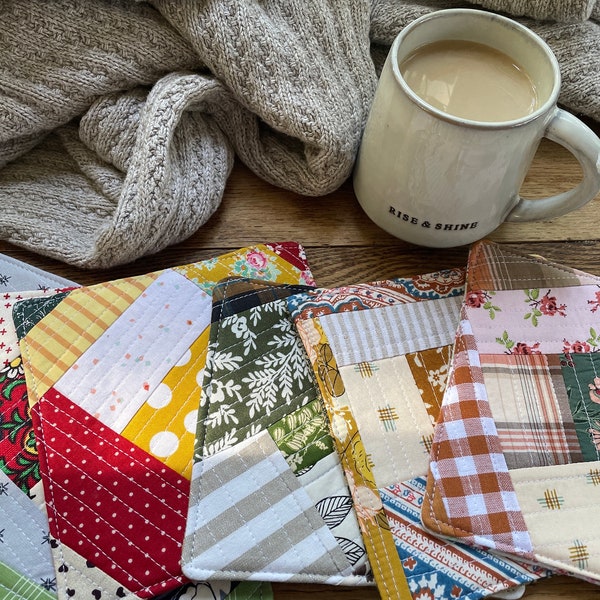 Quilted Mug Rug - Etsy