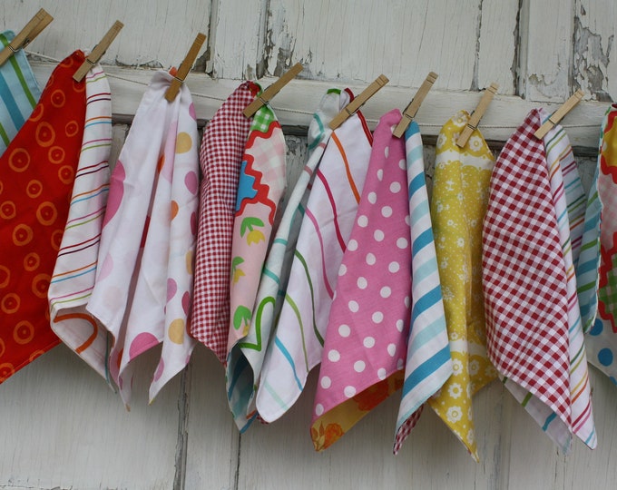 Upcycled Cloth Napkinslooks Like Candy 3 Etsy