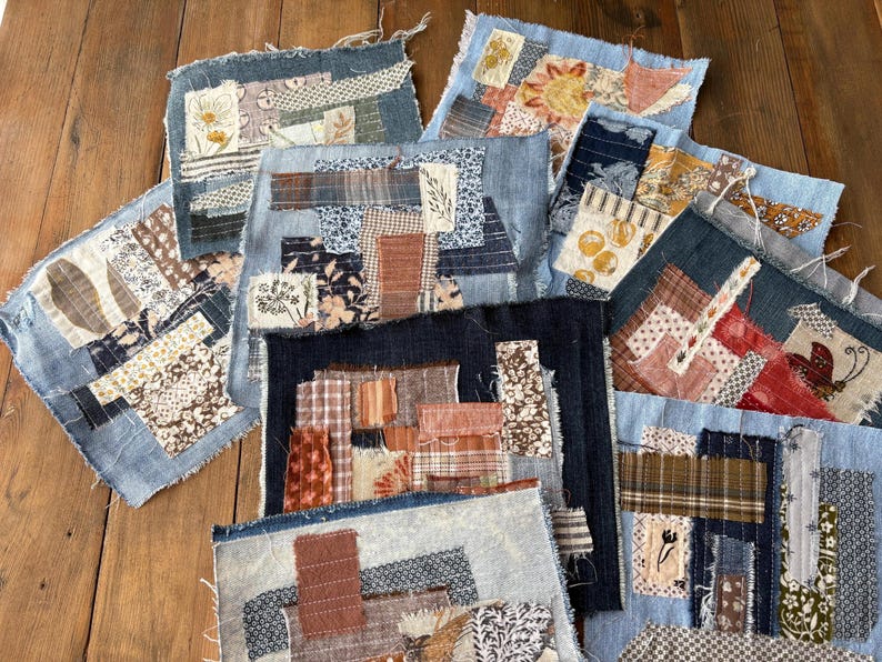 Scrap Patch Rocks Denim Scrap Patches--the Remade Collection-add a Patch-repurposed ...