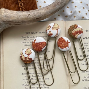 Bookmarks-Bundle of Gift Button Bookmarks-The Bookworm's Dream