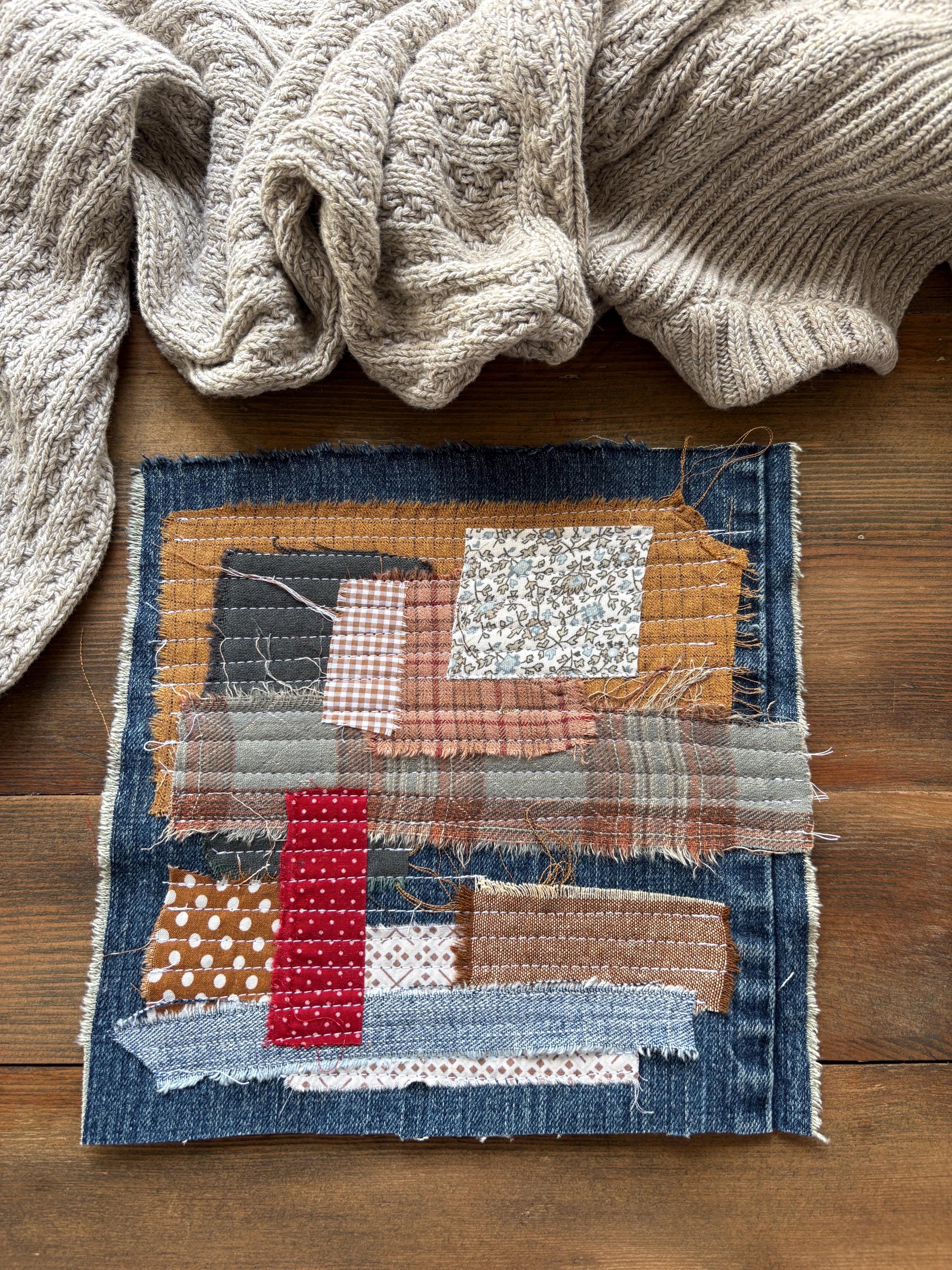 Scrap Patch Rocks Denim Scrap Patches--the Remade Collection-add a Patch-repurposed ...