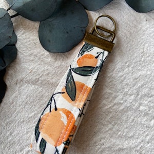 Key Fob Wristlet-Oranges -Scrappy Love