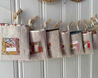 Quilted Wall Pockets-Little Gifts-Gift Bags-Loved-Hanging Bags-Travel Accessories-Simple Storage Solutions-Organization