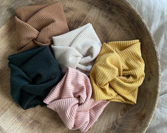 Twist Headband -5 Solid Color Options Choices-Messy Hair-Summer Wardrobe-