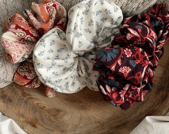 Hair Scrunchie Bundle-Set of 3 -Big and Full Style-Hair Bands