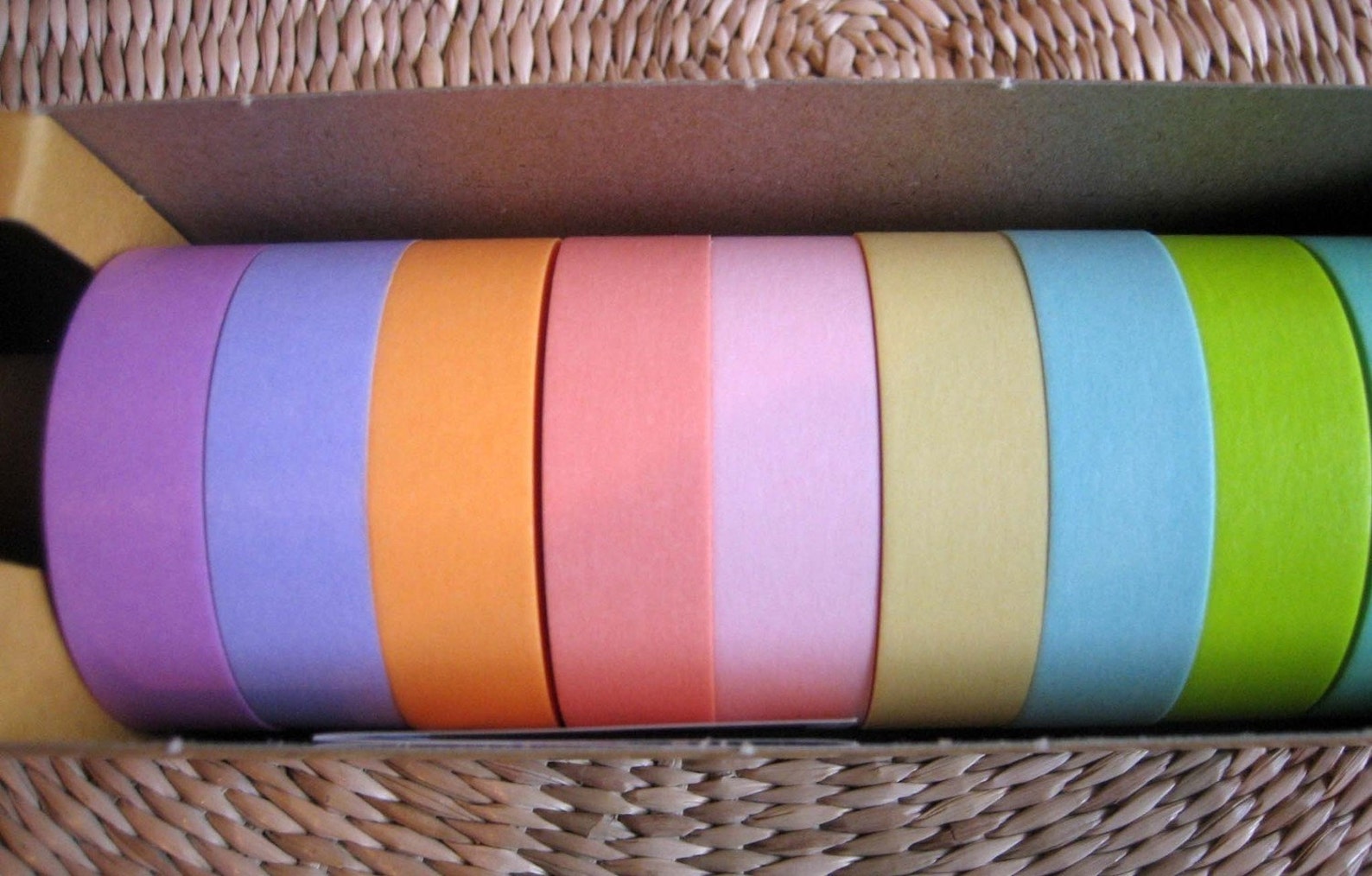 Japanese masking tape 10 colors set bright light colors Etsy