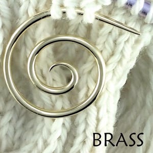Handmade Spiral Cable Needle, Knitting Tool